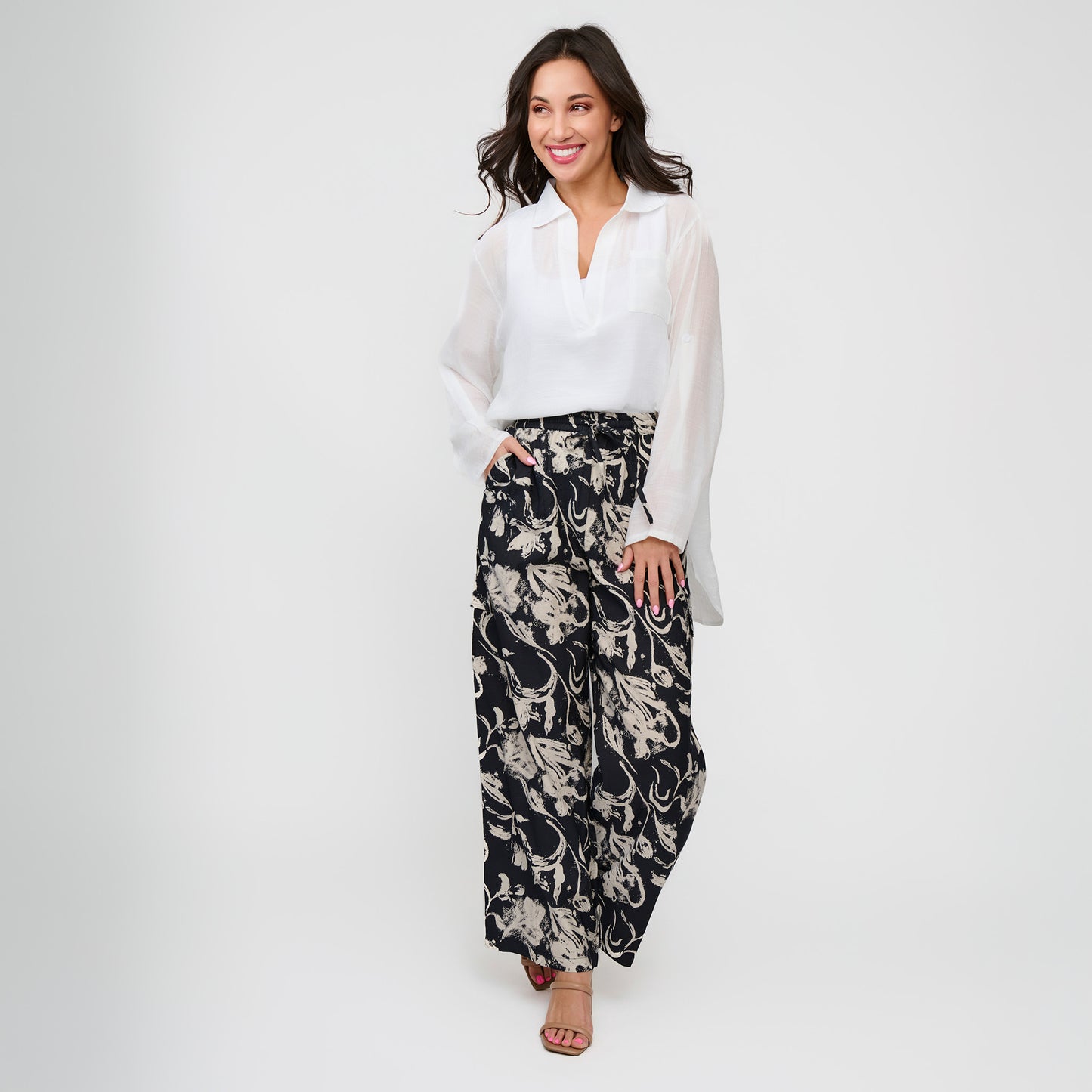 Laine Wide Leg Cargo Pants