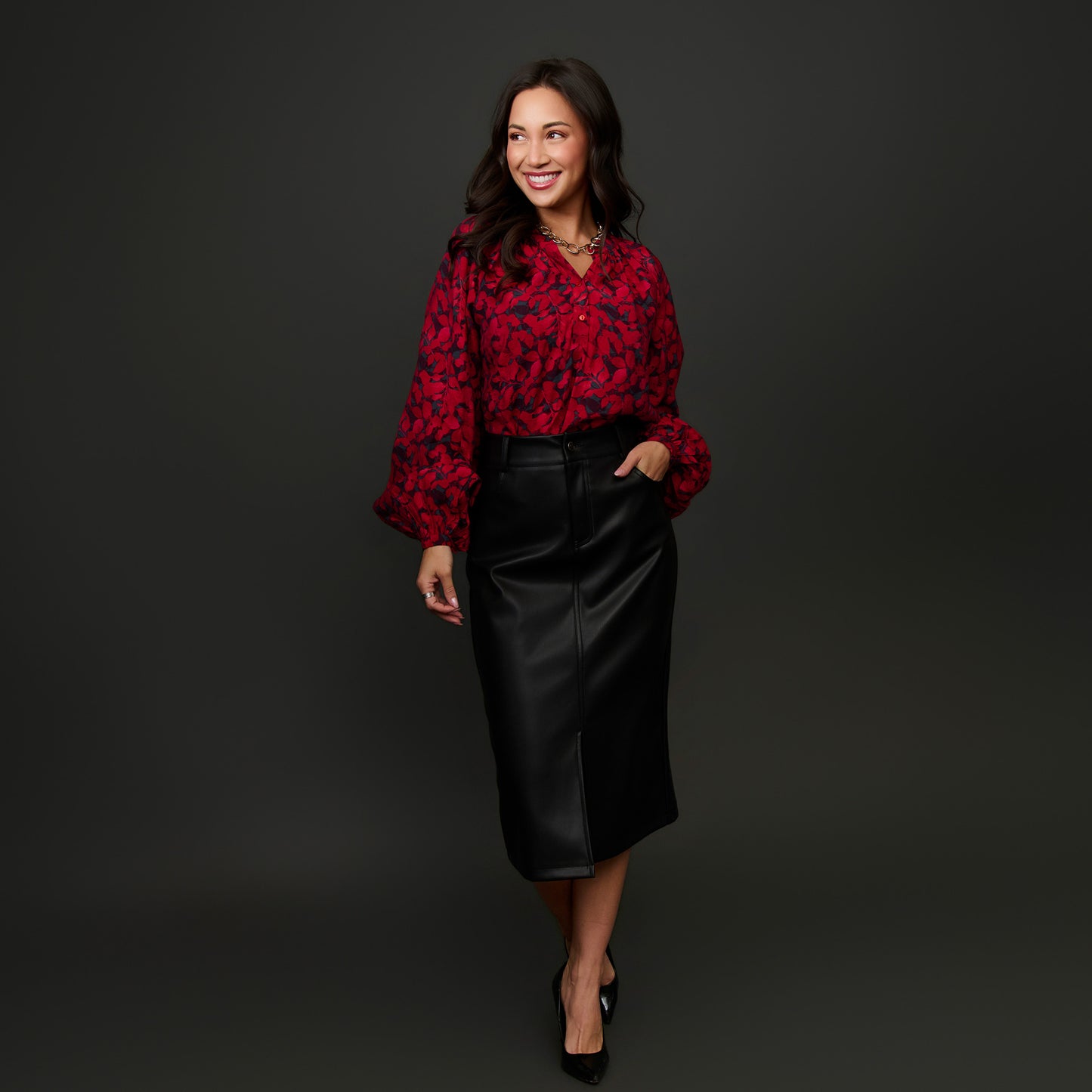 Leah Raglan Blouse