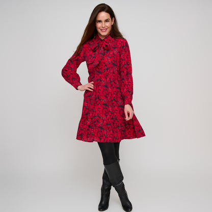 Adair Button Up Tiered Dress