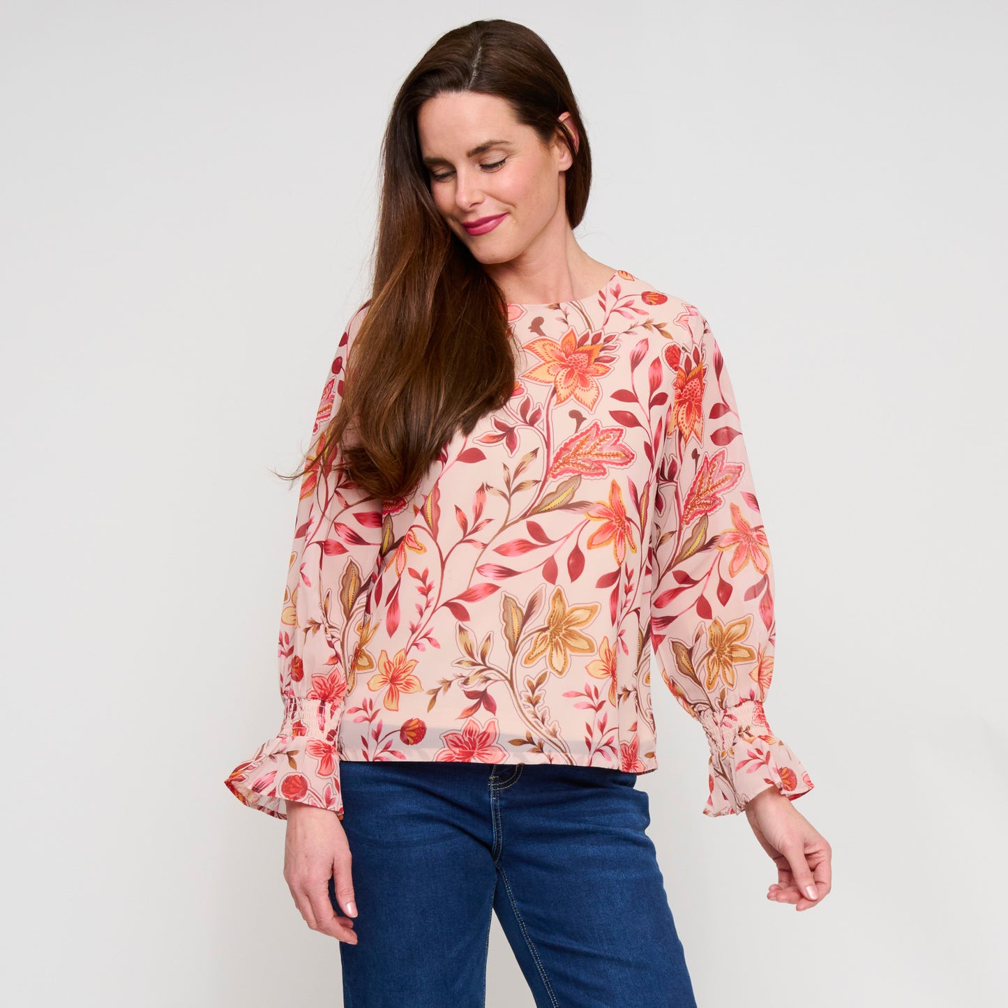 Cambria Ruffle Cuff Blouse