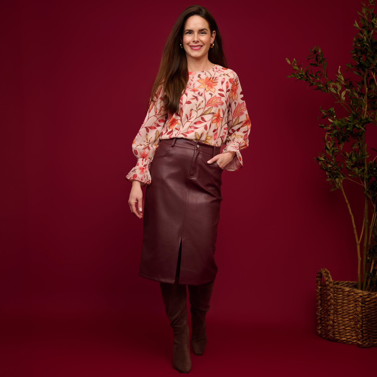 Cambria Ruffle Cuff Blouse