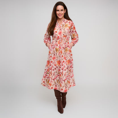 Celeste Tie Waist Midi Dress