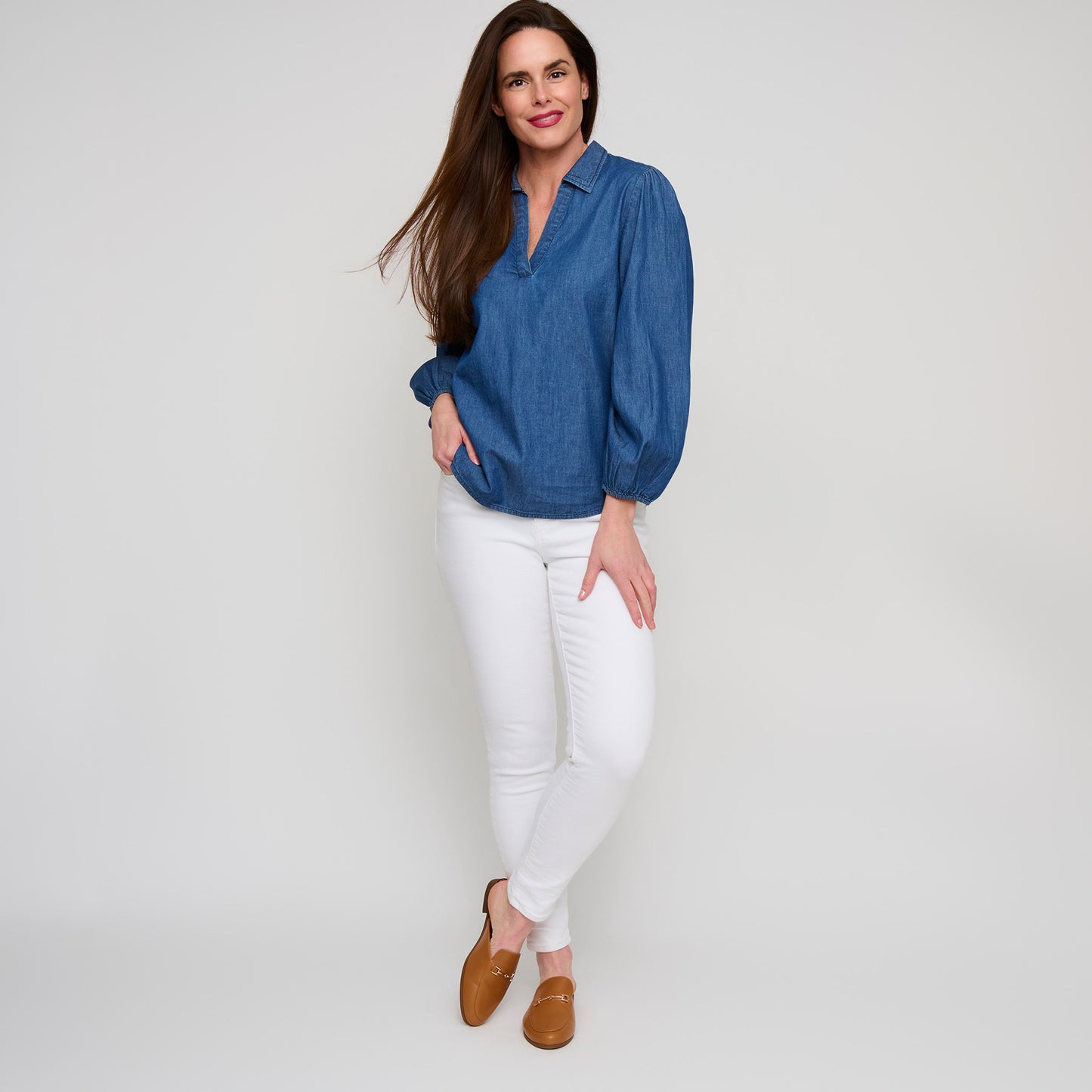 Cady Denim Top
