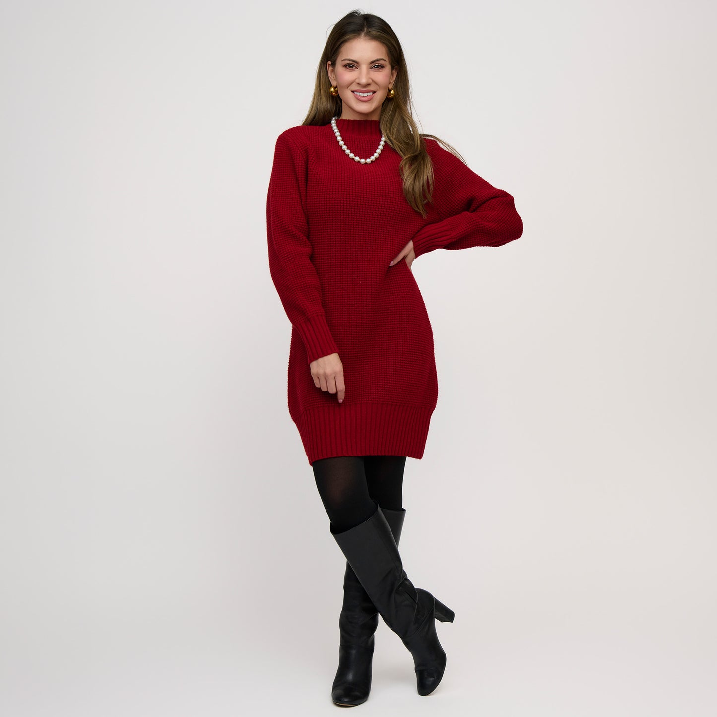 Sidney Chunky Knit Sweater Dress