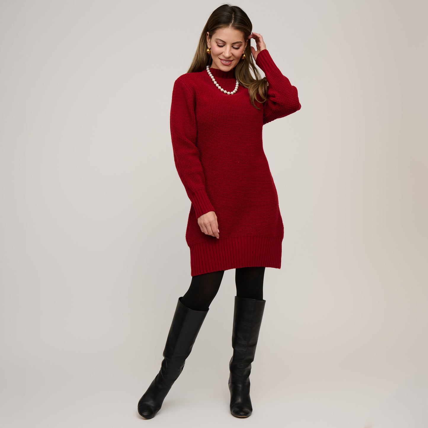 Sidney Chunky Knit Sweater Dress