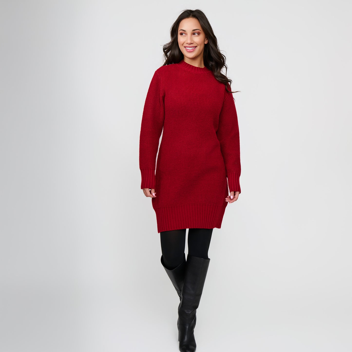 Sidney Chunky Knit Sweater Dress