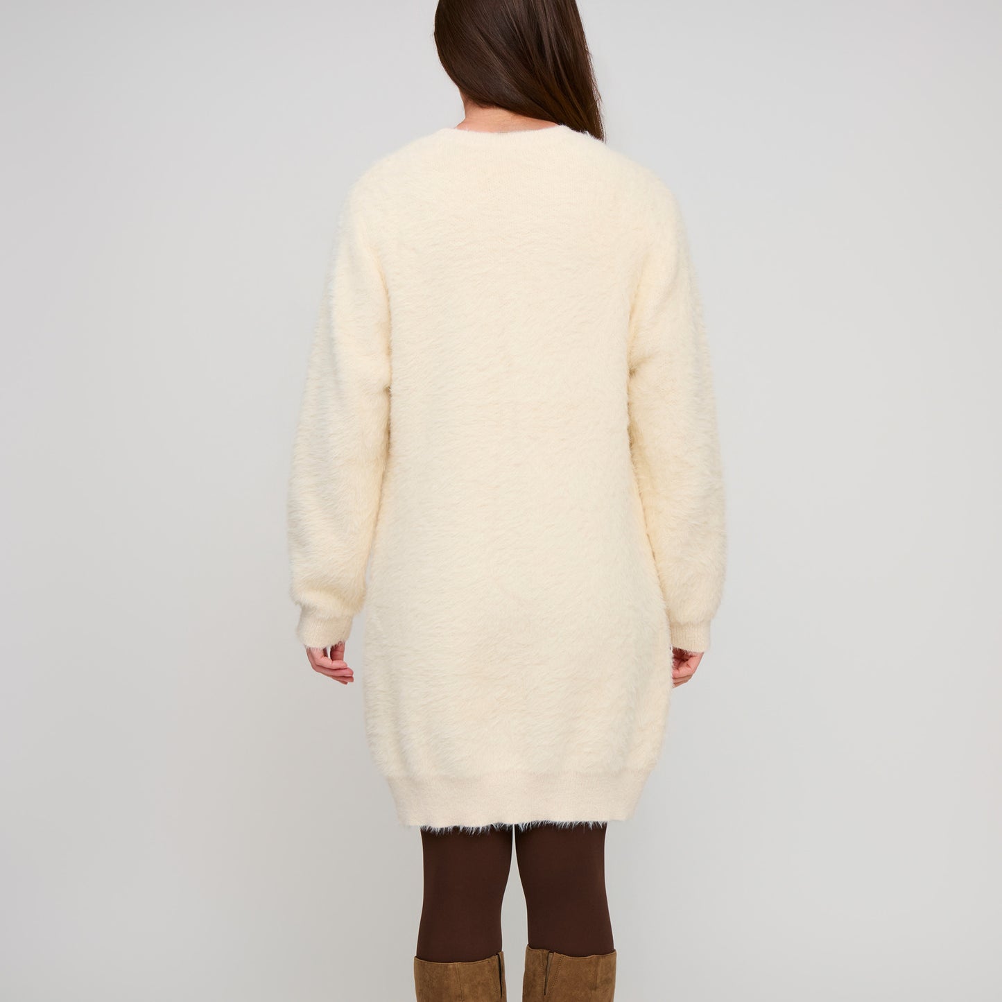 Jovie Fuzzy Knit Sweater Dress