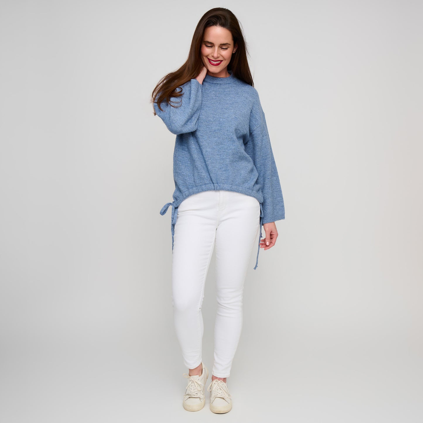 Sloane Drawstring Hem Sweater