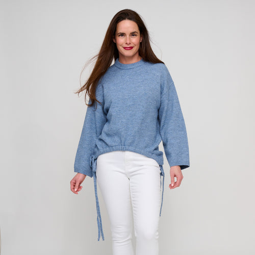 Sloane Drawstring Hem Sweater