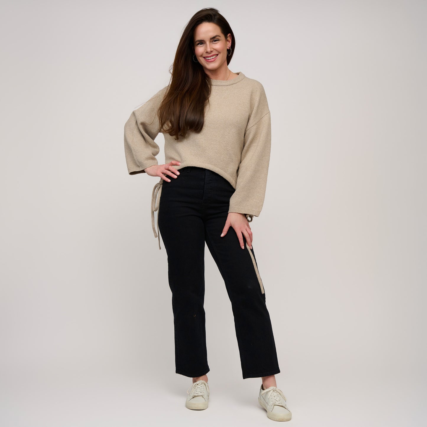 Sloane Drawstring Hem Sweater