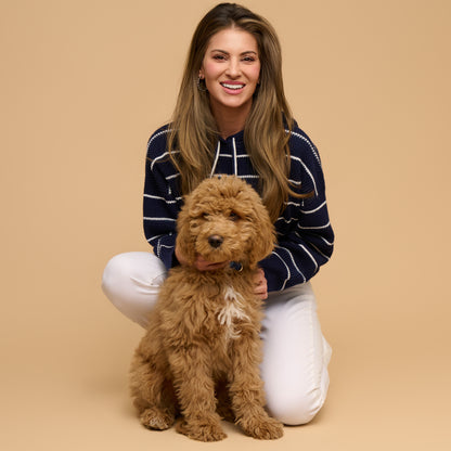 Cohen Striped Knit Hoodie