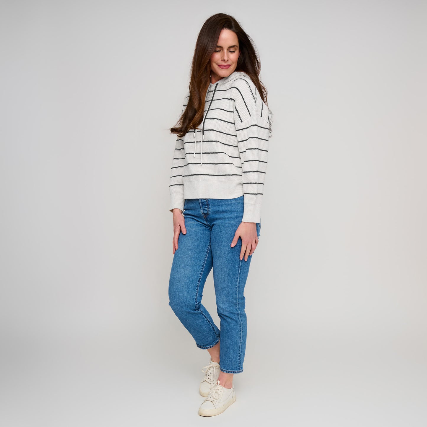 Cohen Striped Knit Hoodie