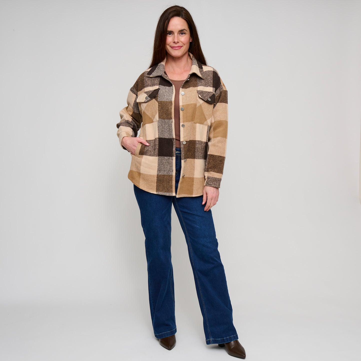 Lennie Plaid Flannel Shacket