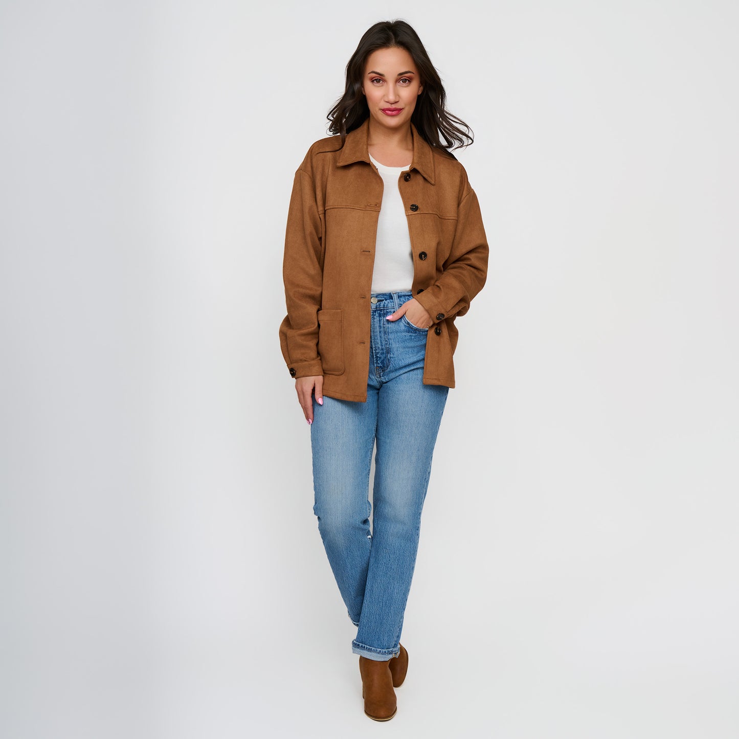 Avalon Faux Suede Jacket