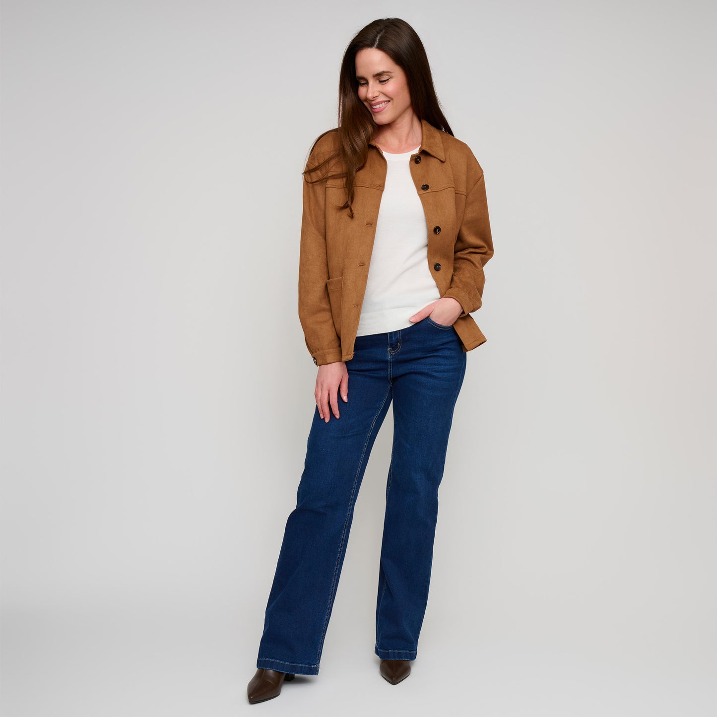 Avalon Faux Suede Jacket