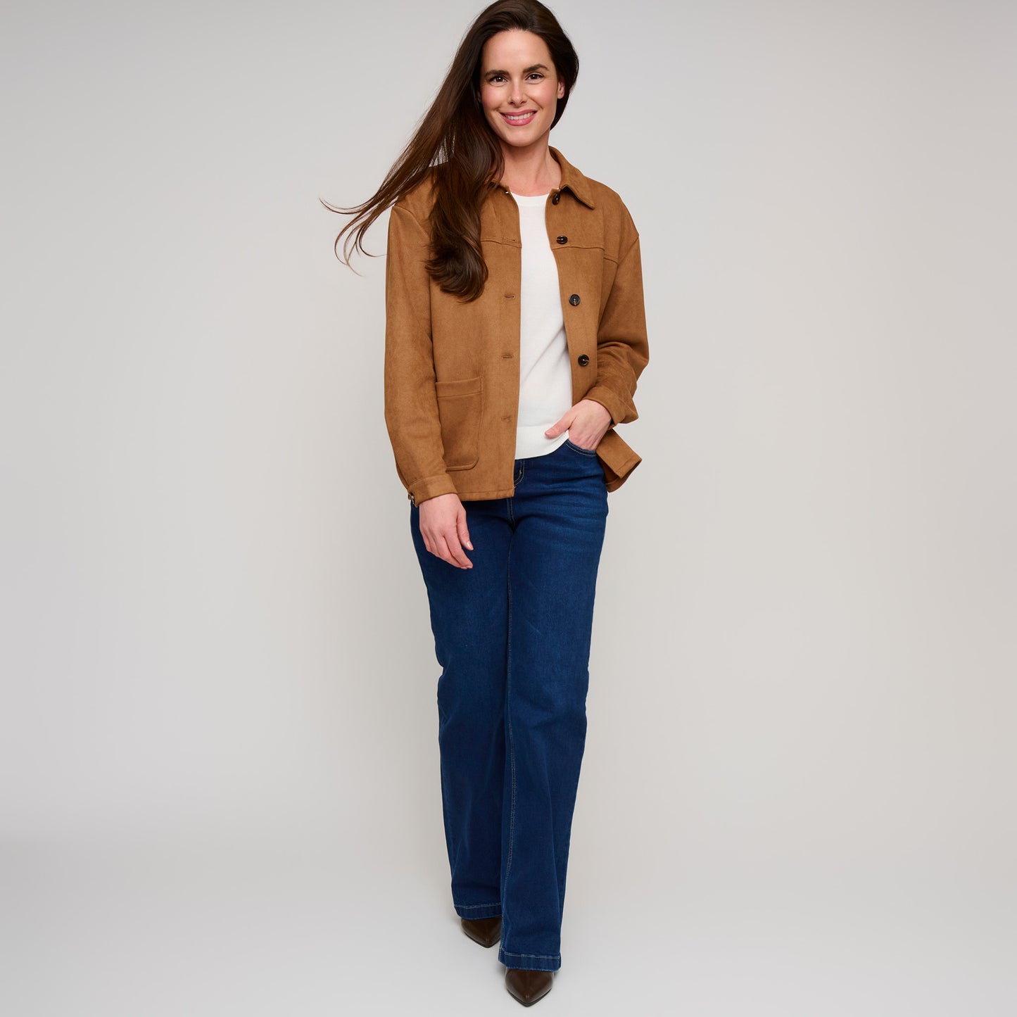 Avalon Faux Suede Jacket