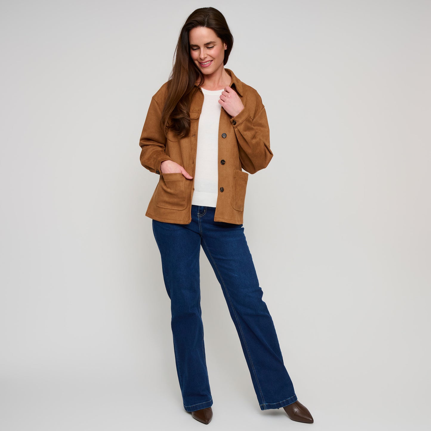 Avalon Faux Suede Jacket