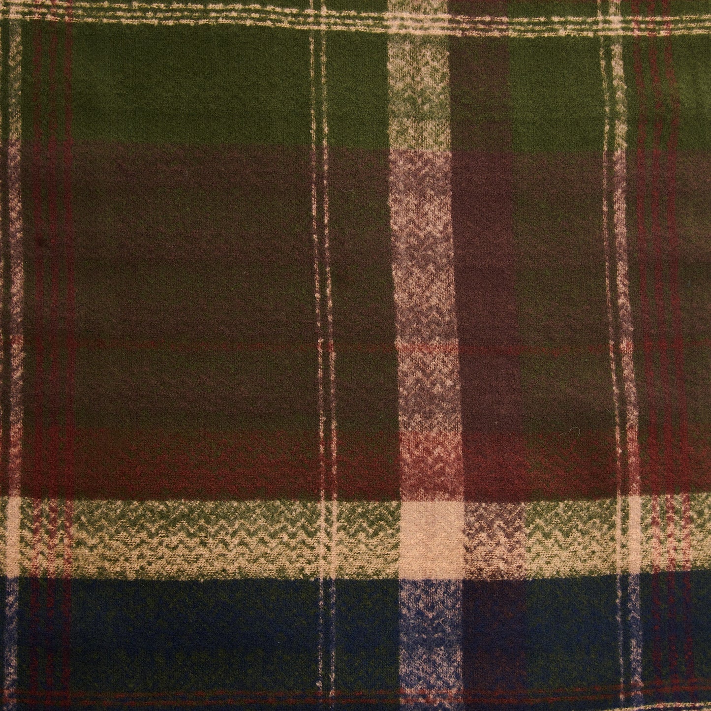 Callen Tartan Plaid Fringe Scarf