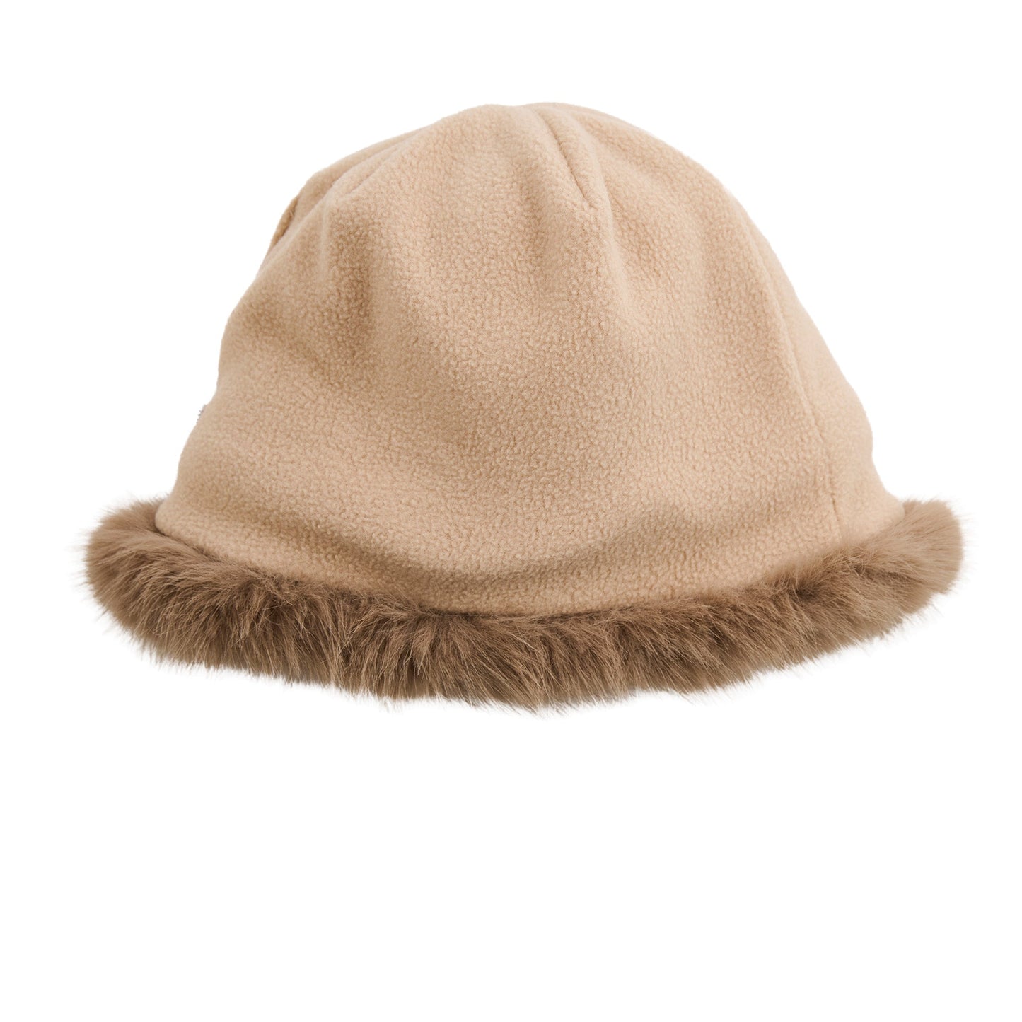 Wyatt Fleece Lined Faux Fur Cable Knit Beanie