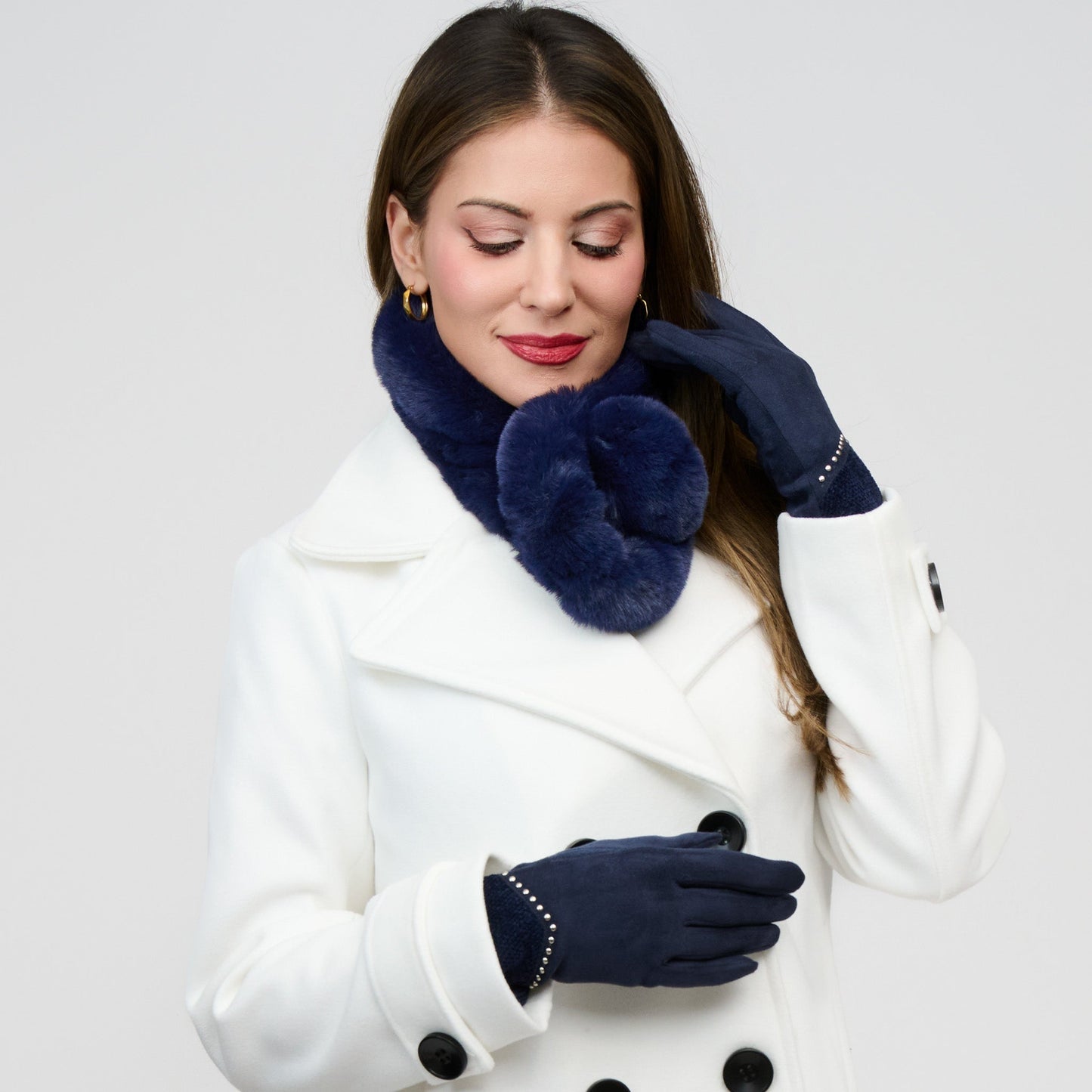 Ardenne Faux Fur Wrap Scarf