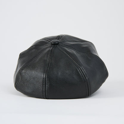 Amelie Vegan Leather Newsboy Hat