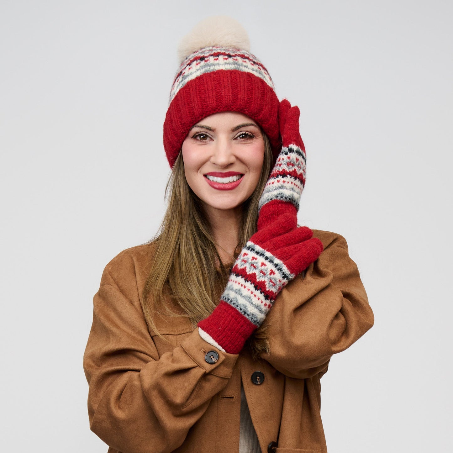 Aspen Fair Isle Pom Beanie