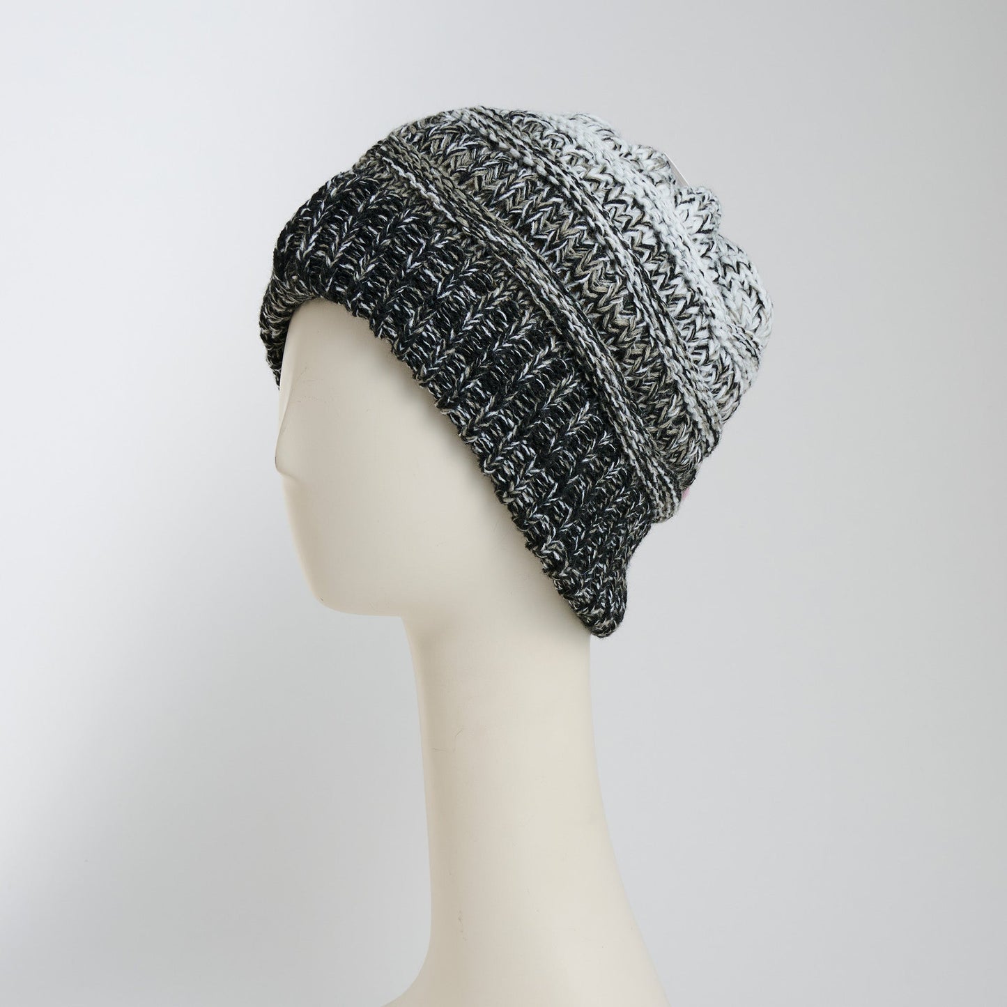 Hadley Ombre Crochet Knit Beanie