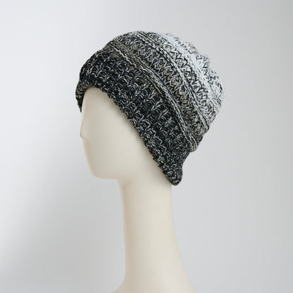 Hadley Ombre Crochet Knit Beanie
