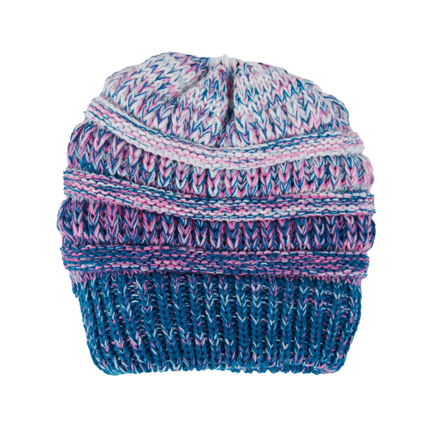 Hadley Ombre Crochet Knit Beanie