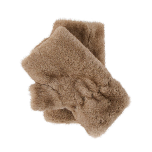 Elli Faux Fur Fingerless Gloves