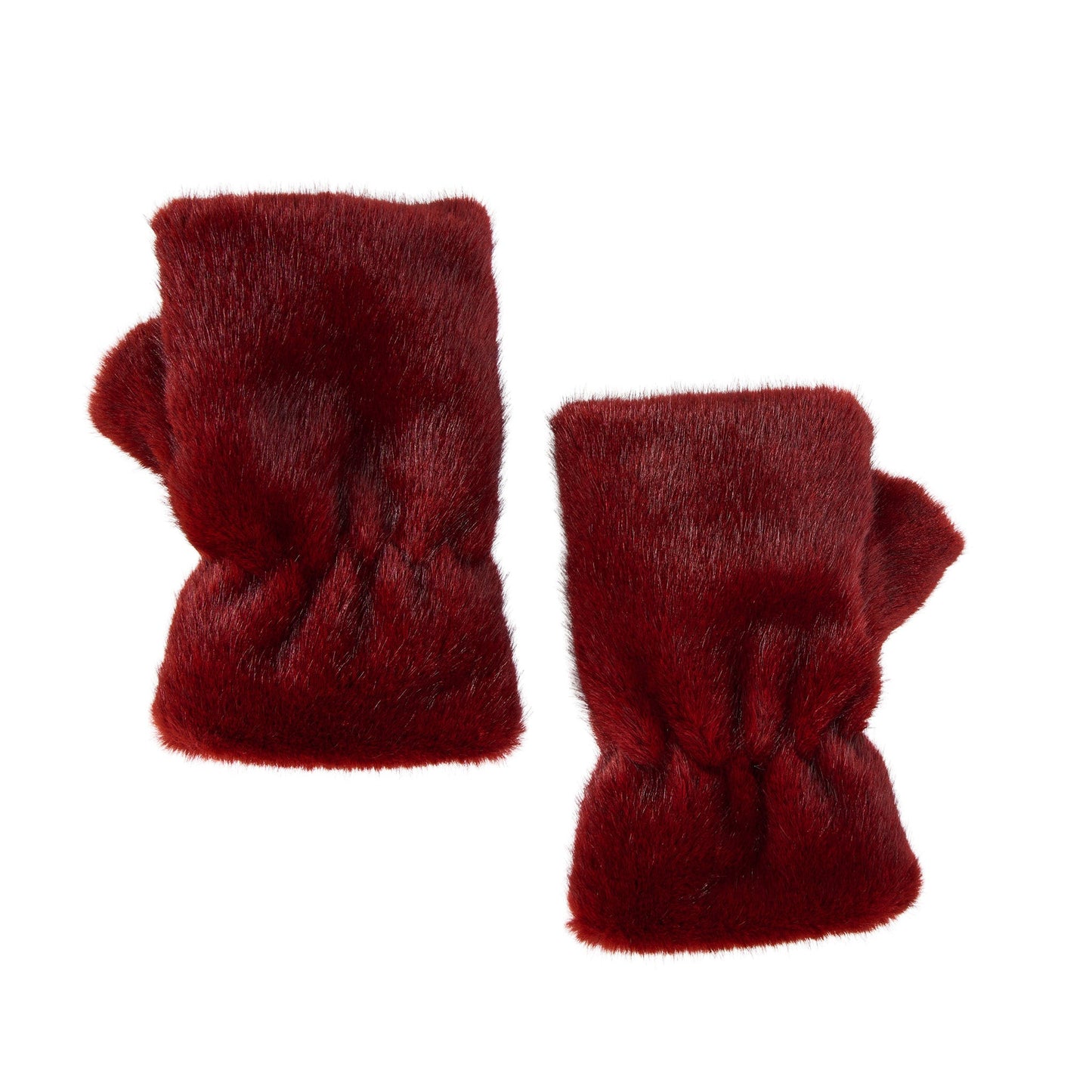 Elli Faux Fur Fingerless Gloves