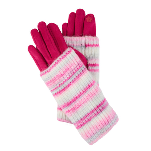 Rielle Faux Suede Convertible Gloves