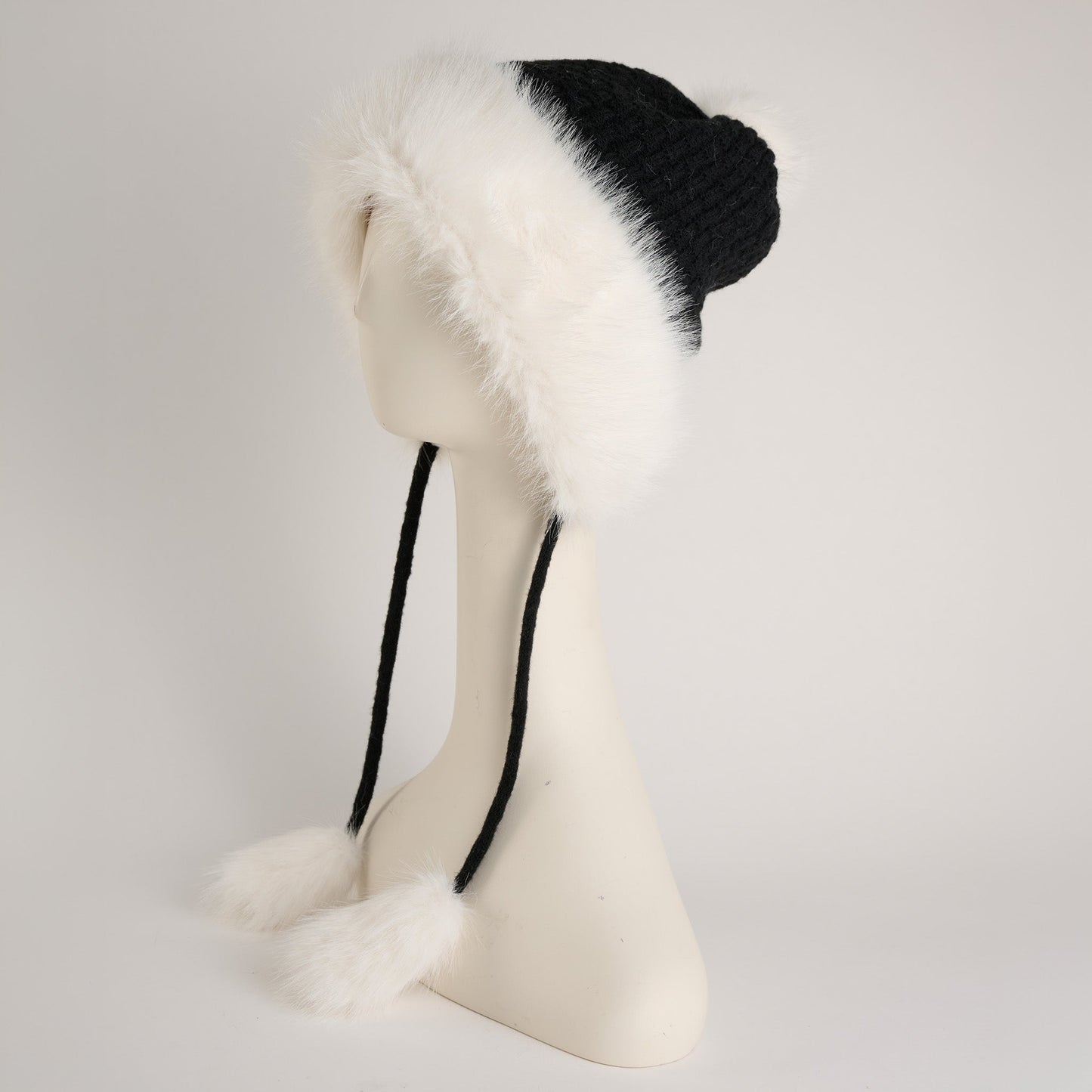 Natalie Faux Fur Tassel Winter Hat