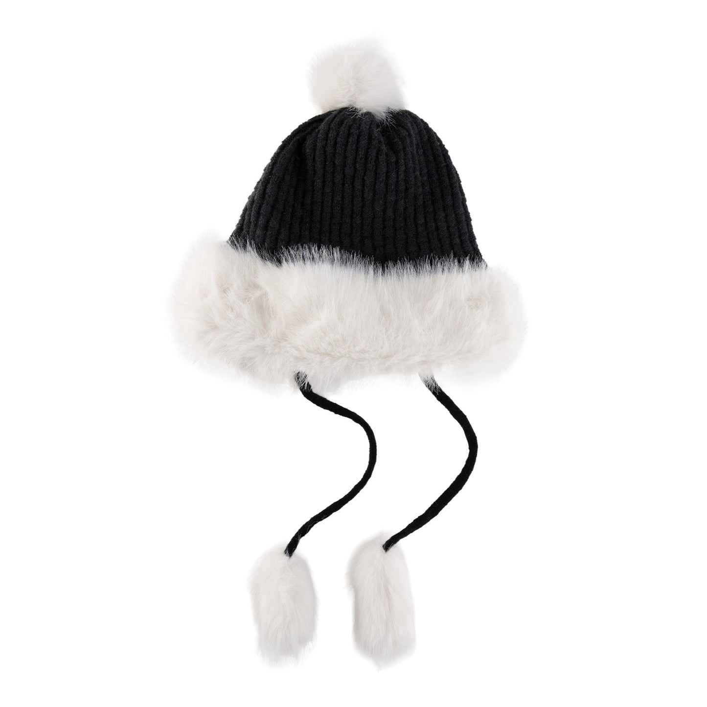 Natalie Faux Fur Tassel Winter Hat