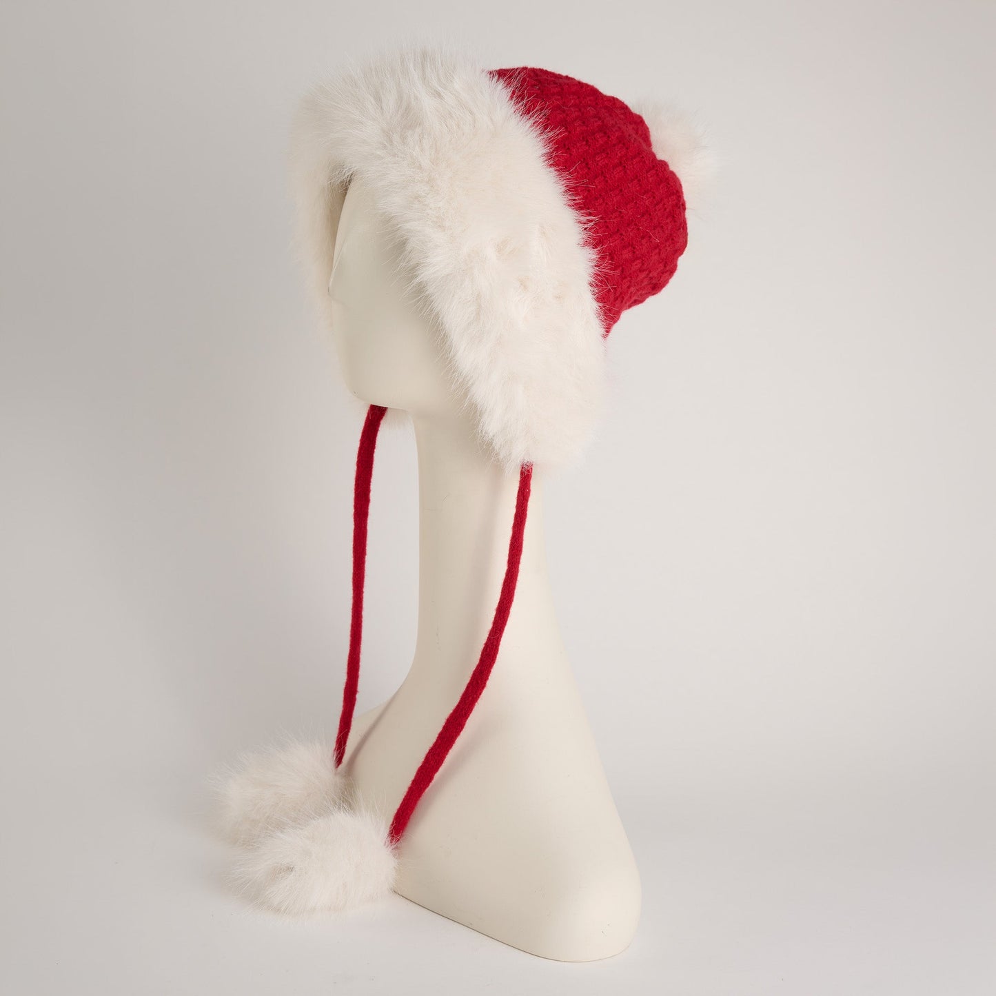 Natalie Faux Fur Tassel Winter Hat