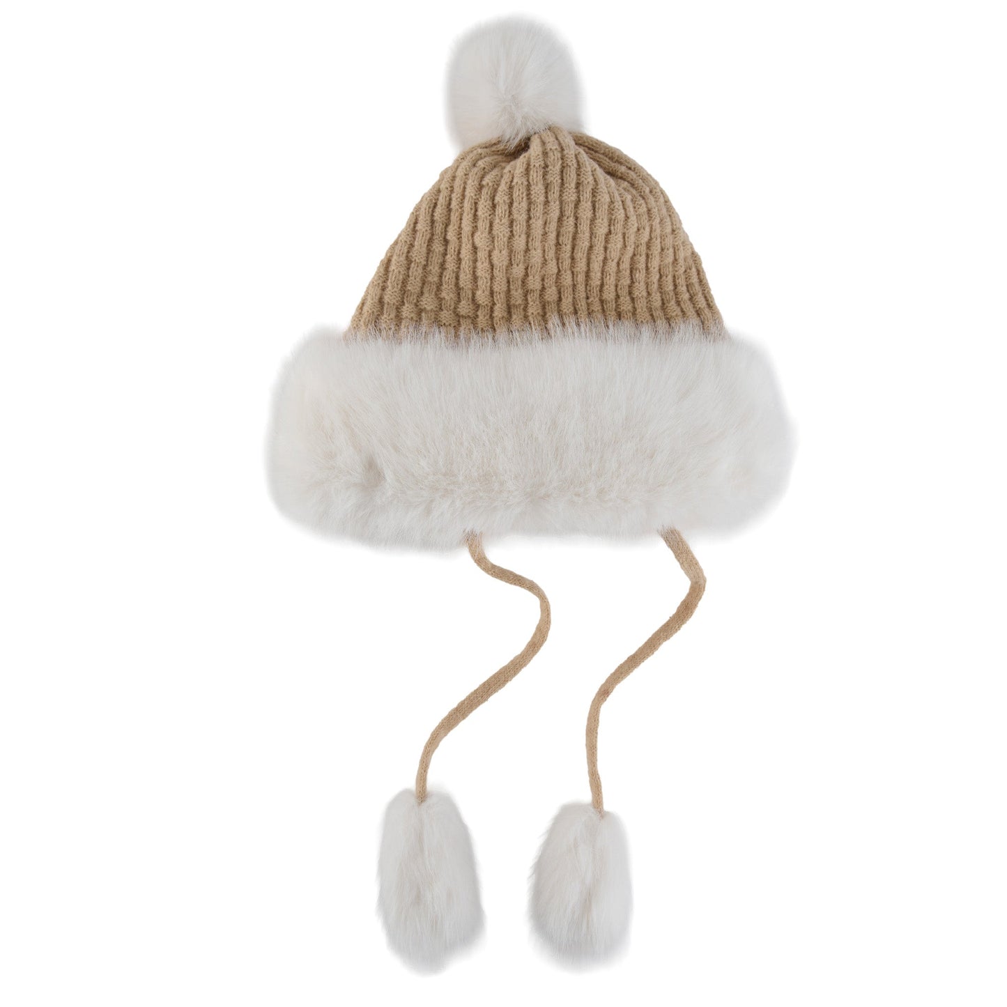 Natalie Faux Fur Tassel Winter Hat