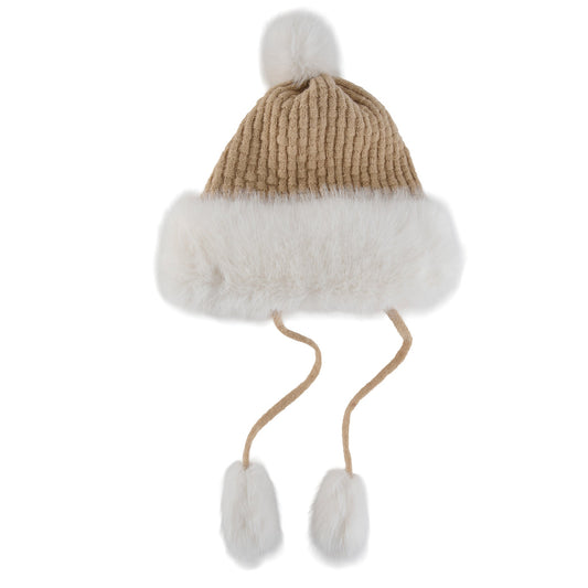 Natalie Faux Fur Tassel Winter Hat