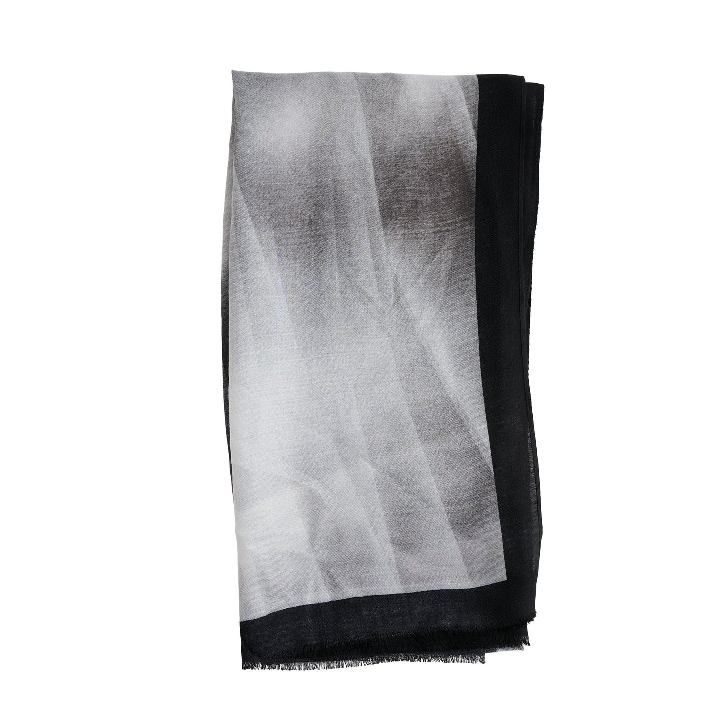 Elison Ombre Raw Edge Lightweight Scarf
