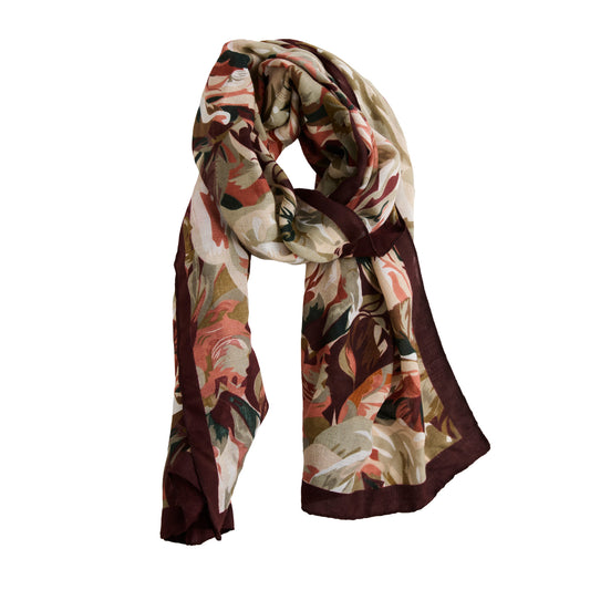 Celina Rose Print Lightweight Scarf