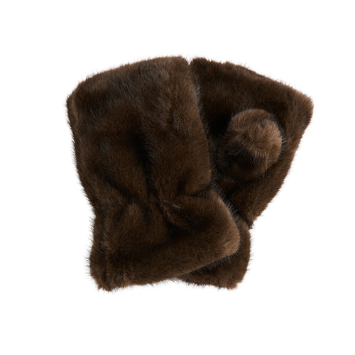 Elli Faux Fur Fingerless Gloves