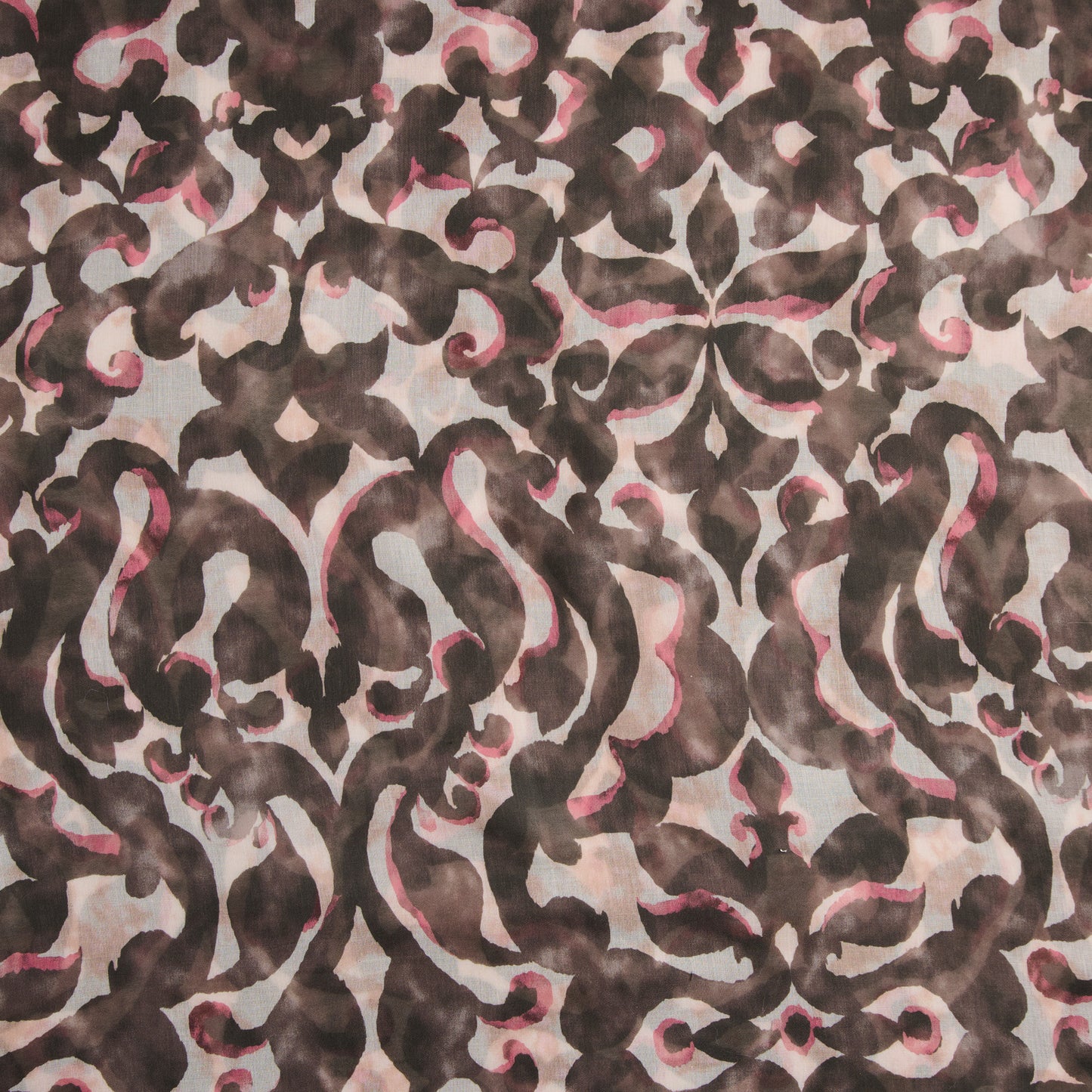 Jones Abstract Raw Edge Lightweight Scarf