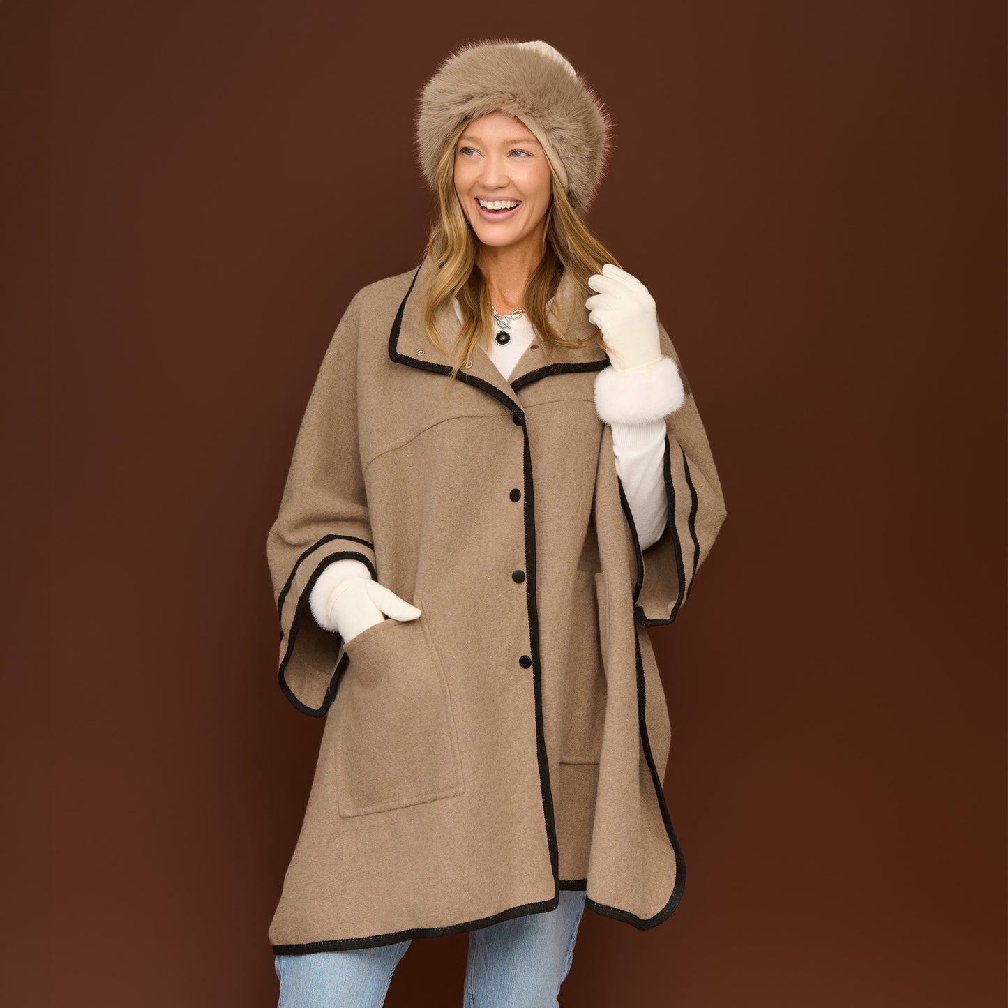 Monroe Oversized Poncho