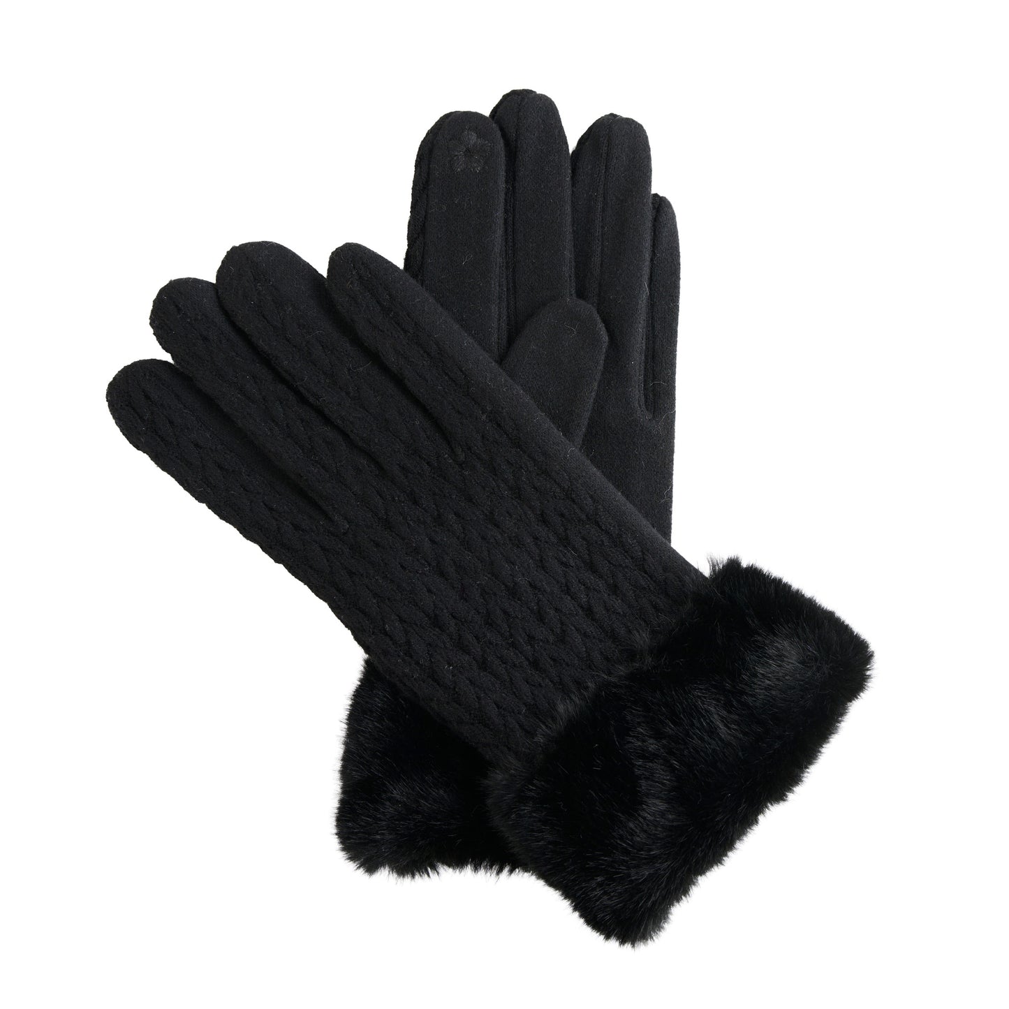 Solene Faux Fur Lined Gloves