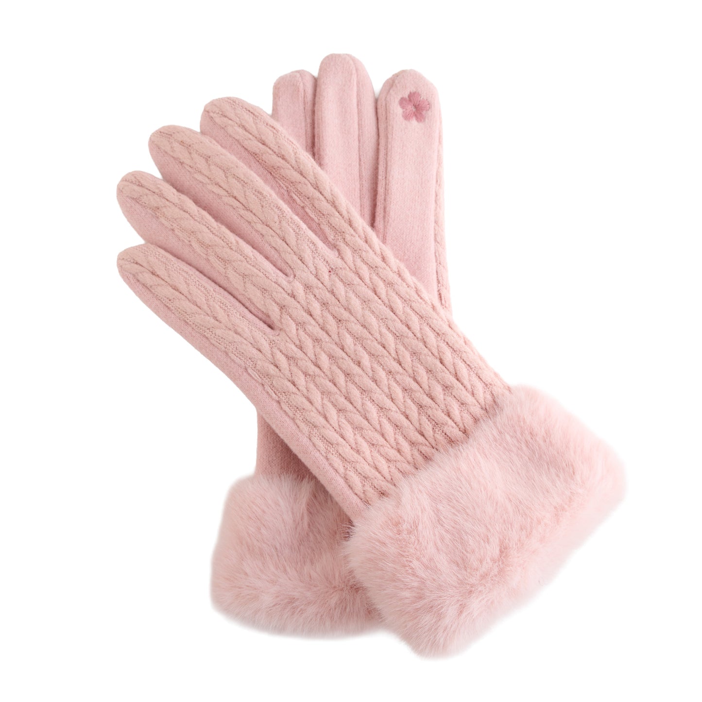 Solene Faux Fur Lined Gloves