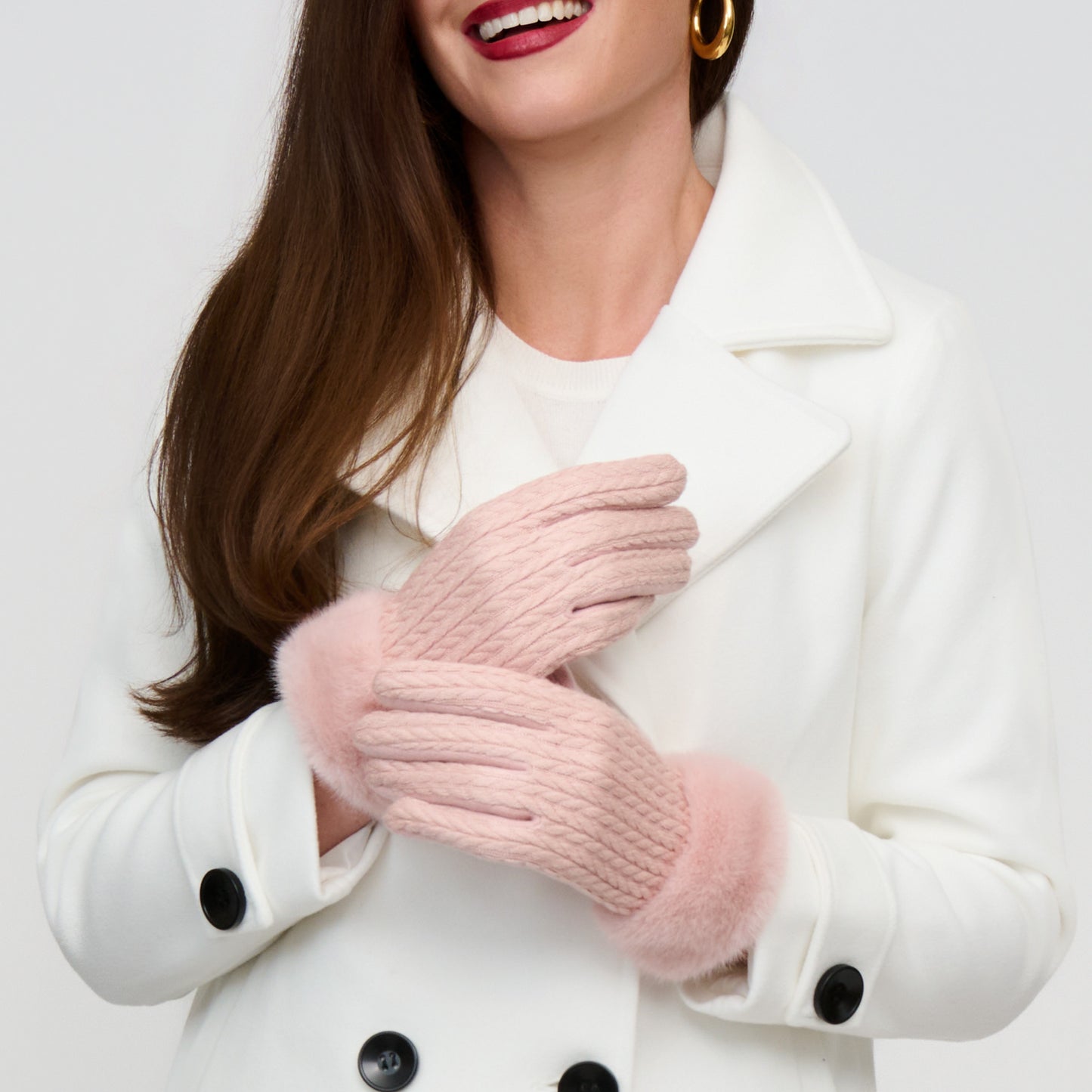 Solene Faux Fur Lined Gloves