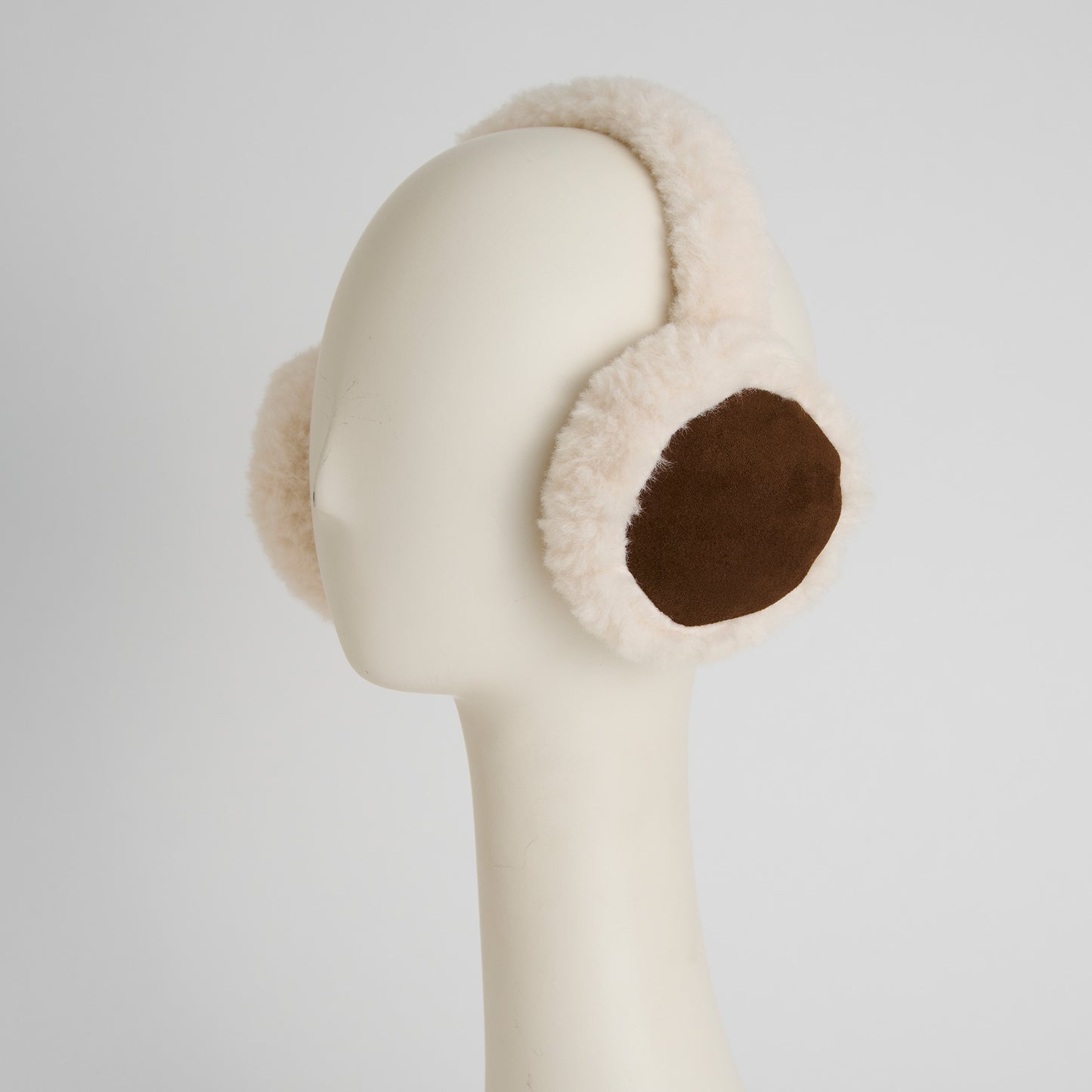Riley Sherpa Lined Faux Suede Earmuffs