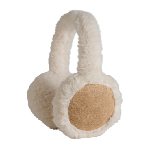 Riley Sherpa Lined Faux Suede Earmuffs