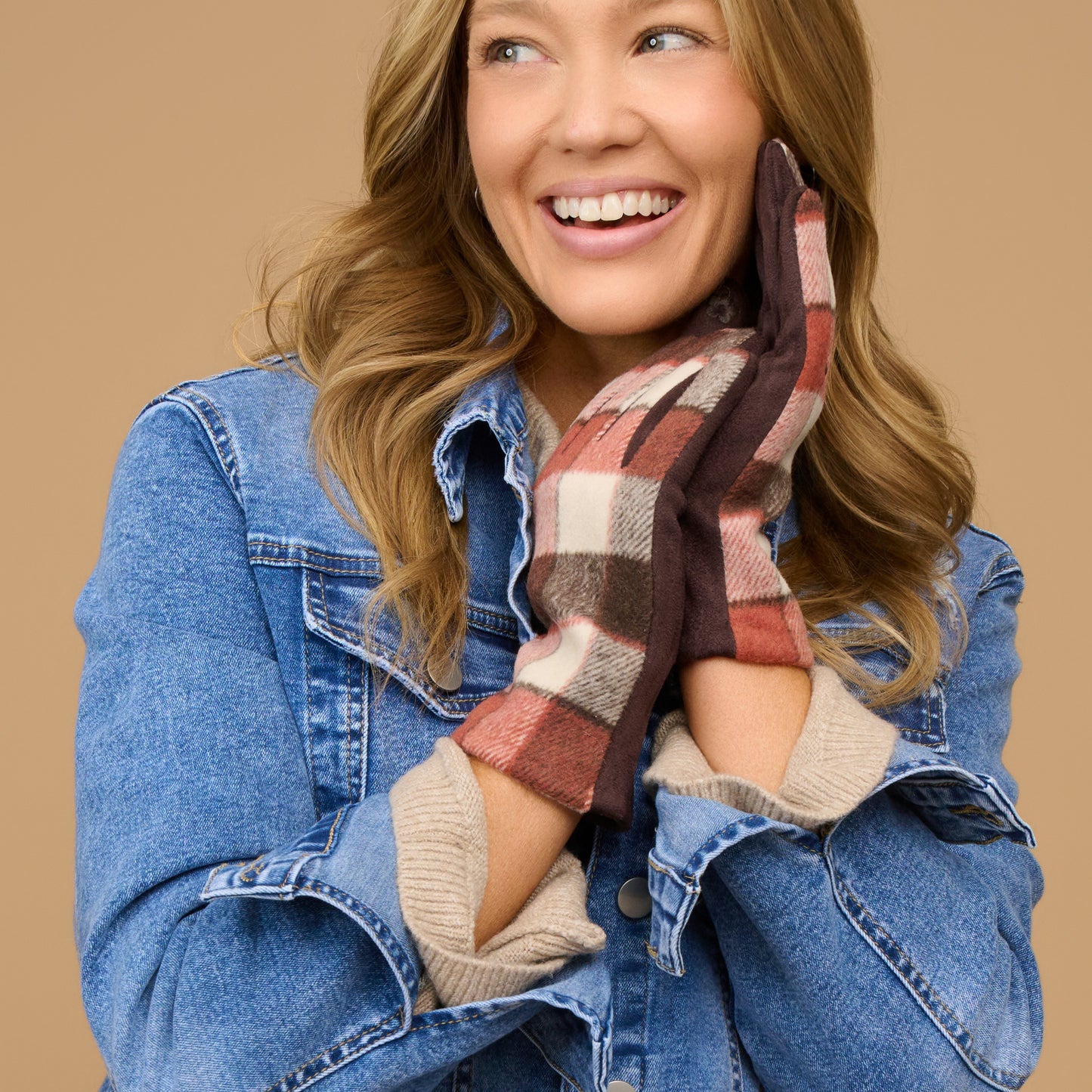 Saylor Plaid Gloves