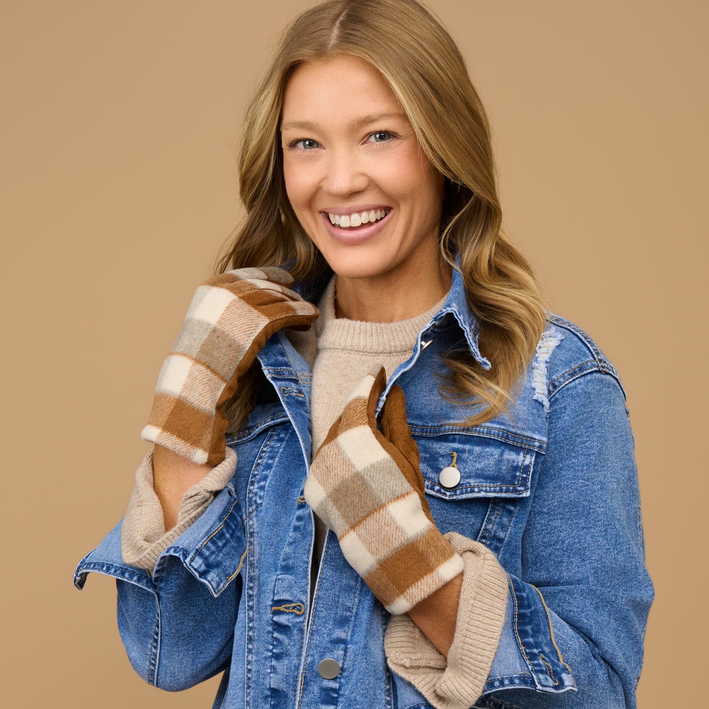 Saylor Plaid Gloves