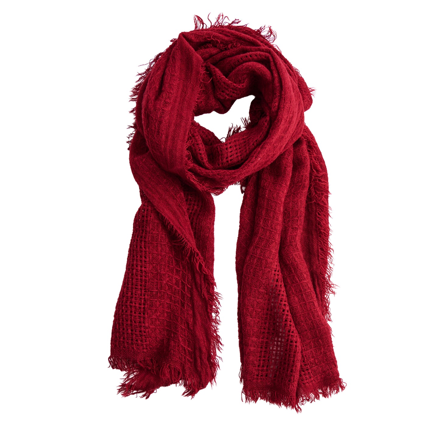 Asher Lightweight Fringe Scarf